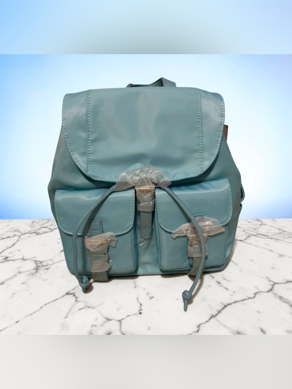 Blue Convertible Backpack - Picture 4 of 5